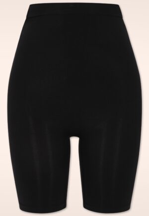 Topvintage exclusive ~ Grace Longline Shaper shorts in zwart