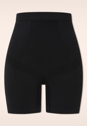 Topvintage exclusive ~ Lune Sculpt High-Waist Control shorts in zwart