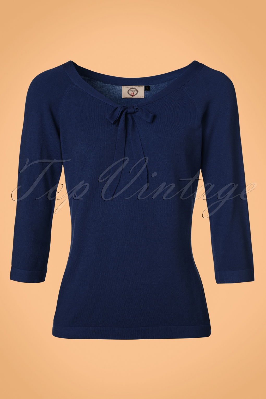 Pretty Illusion top in nachtblauw