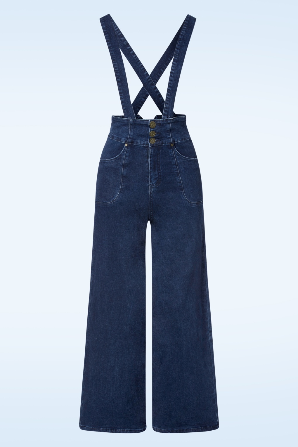 Denim Day broek in denim blauw