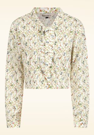 Squirrel blouse in wit