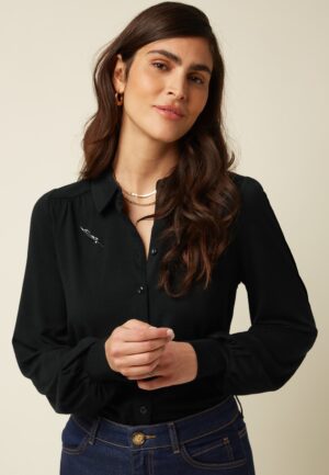 Carina Tulum blouse in zwart