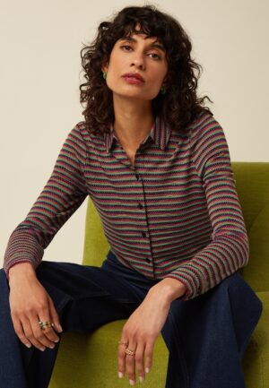 Beebop Stripe blouse in multi