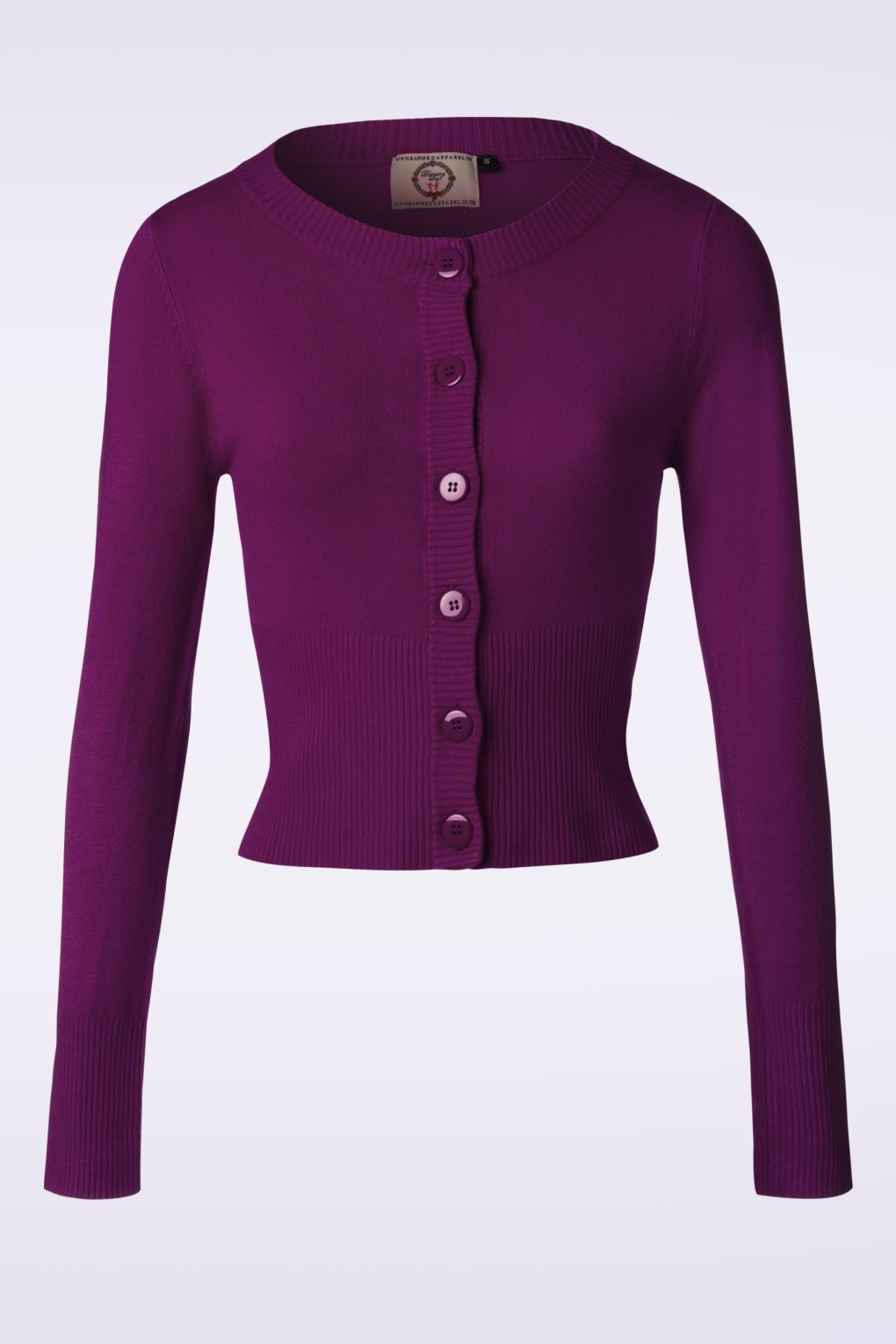 Dolly vest in aubergine