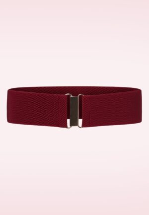 Gloria stretch riem in bordeaux