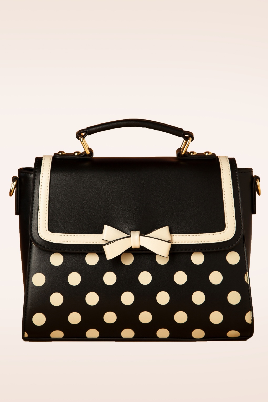 Retro Influencer handtas in zwart